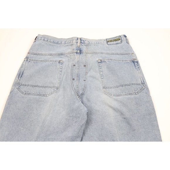 Vintage 90s Marithe Francois Girbaud Mens 36x30 Baggy Stonewash Button Fly Jeans - Picture 12 of 16